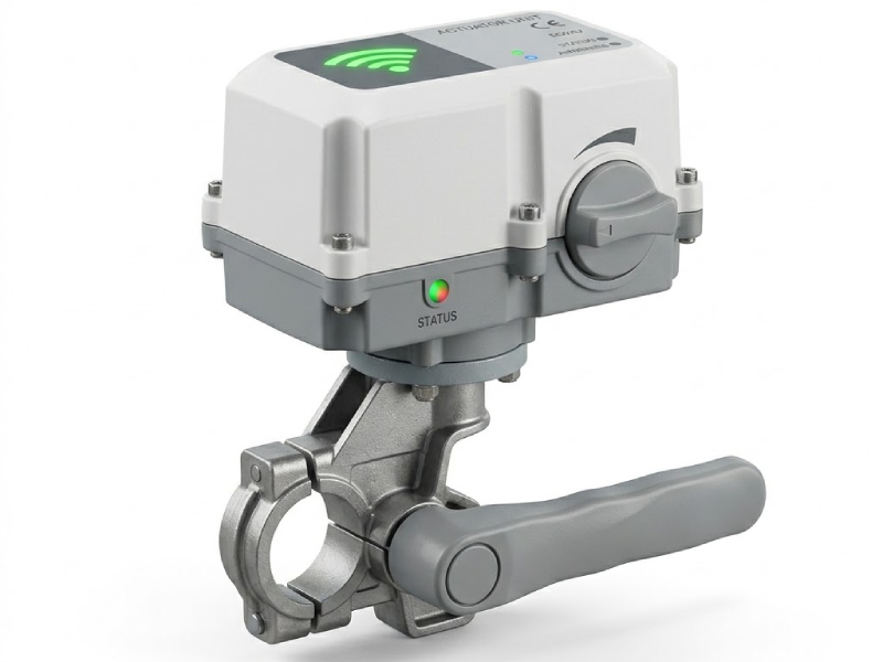 Motorized Butterfly Valve Controller – Wi-Fi Electric Actuator